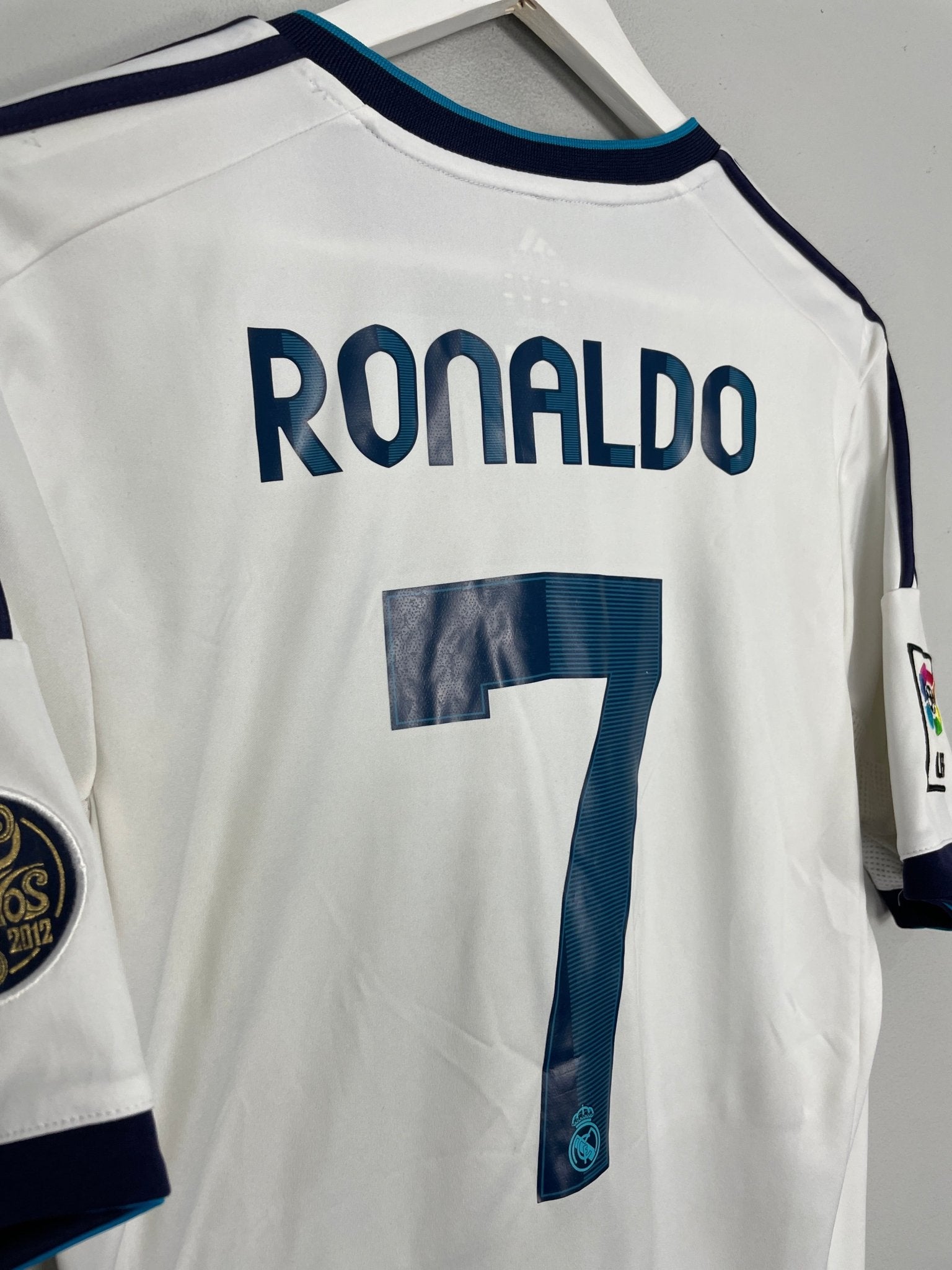 Shop 2012/13 REAL MADRID RONALDO #7 HOME SHIRT (M) ADIDAS, classic football shirts, vintage football shirts & retro soccer jerseys at Cult Kits