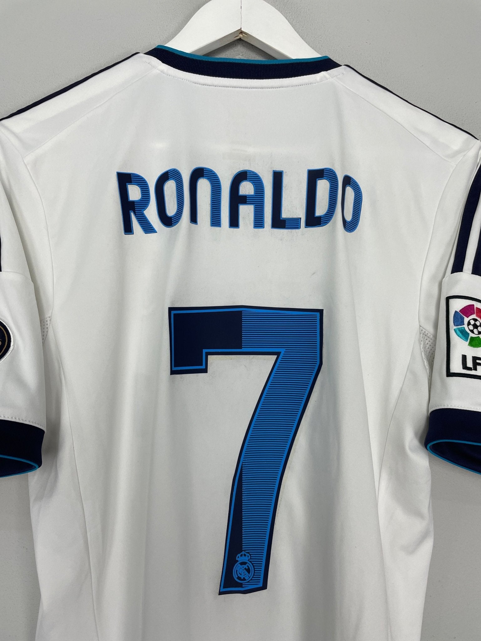 Shop 2012/13 REAL MADRID RONALDO #7 HOME SHIRT (M) ADIDAS, classic football shirts, vintage football shirts & retro soccer jerseys at Cult Kits