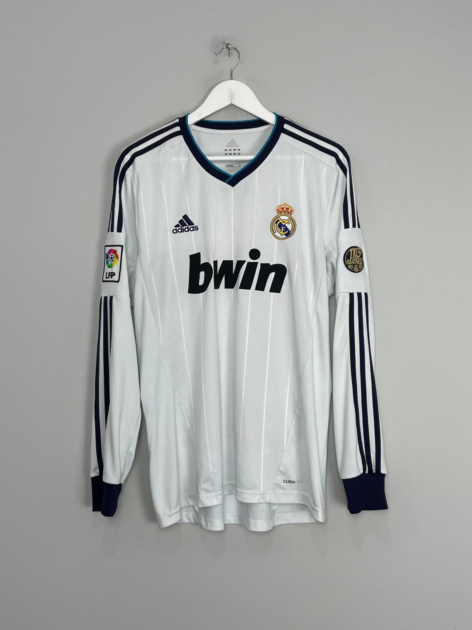 Shop 2012/13 REAL MADRID RONALDO #7 L/S HOME SHIRT (L) ADIDAS, classic football shirts, vintage football shirts & retro soccer jerseys at Cult Kits