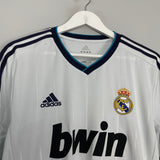 Shop 2012/13 REAL MADRID RONALDO #7 L/S HOME SHIRT (L) ADIDAS, classic football shirts, vintage football shirts & retro soccer jerseys at Cult Kits