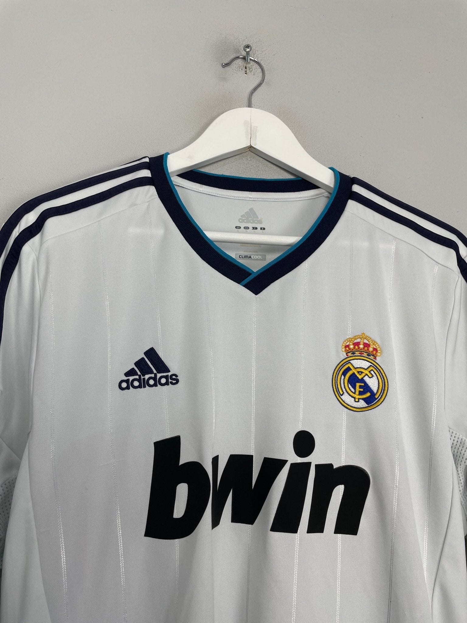 Shop 2012/13 REAL MADRID RONALDO #7 L/S HOME SHIRT (L) ADIDAS, classic football shirts, vintage football shirts & retro soccer jerseys at Cult Kits