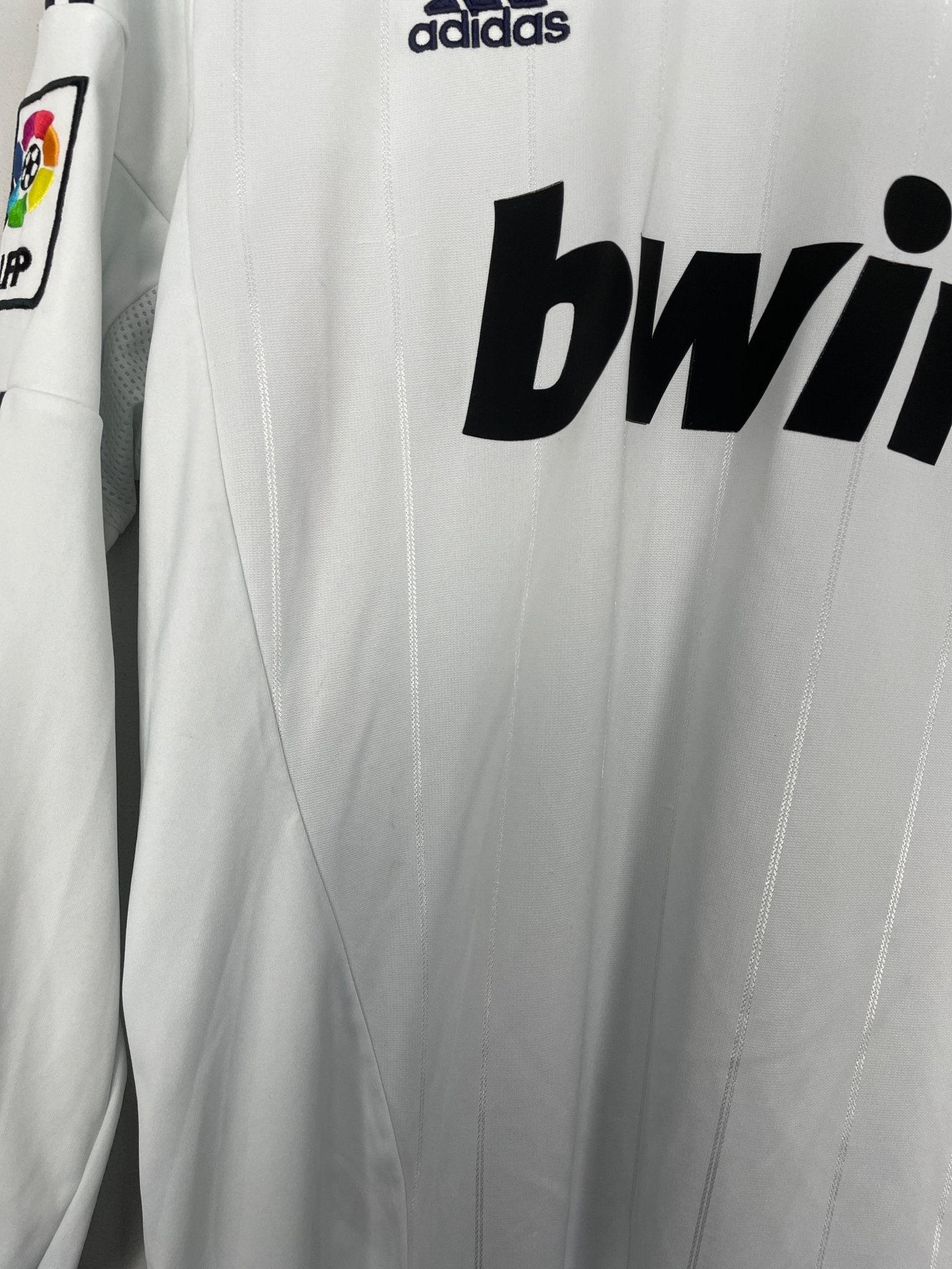 Shop 2012/13 REAL MADRID RONALDO #7 L/S HOME SHIRT (L) ADIDAS, classic football shirts, vintage football shirts & retro soccer jerseys at Cult Kits