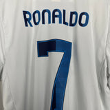 Shop 2012/13 REAL MADRID RONALDO #7 L/S HOME SHIRT (L) ADIDAS, classic football shirts, vintage football shirts & retro soccer jerseys at Cult Kits
