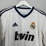 Shop 2012/13 REAL MADRID RONALDO #7 L/S HOME SHIRT (S) ADIDAS, classic football shirts, vintage football shirts & retro soccer jerseys at Cult Kits