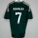 2012/13 REAL MADRID RONALDO 7 THIRD SHIRT (L) ADIDAS - Cult Kits - Large - Buy Vintage Football Shirts, Authentic Retro Football Shirts For Sale, Classic Football Shirts & Soccer Jersey