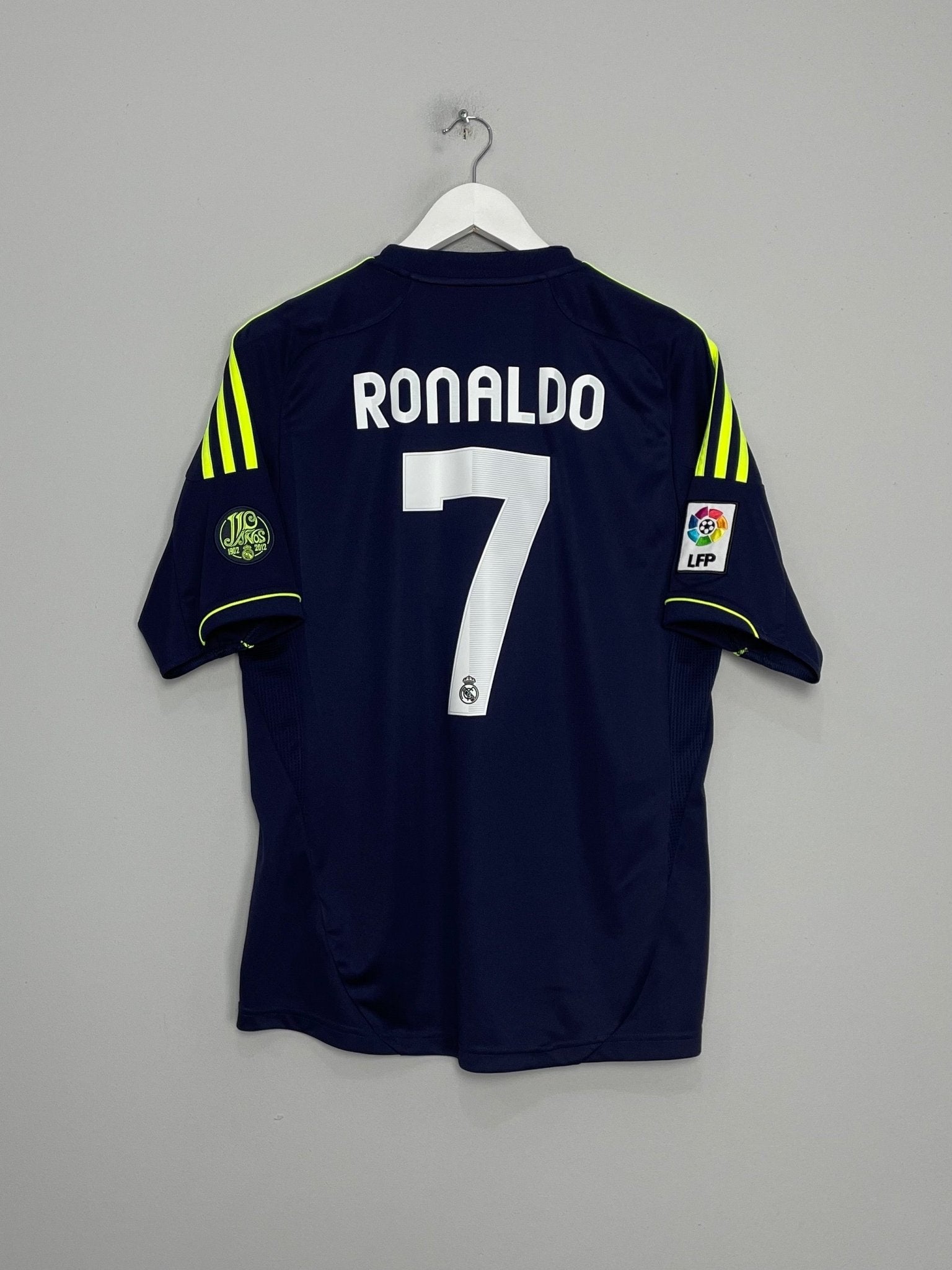Shop 2012/13 REAL MADRID RONALDO #7 THIRD SHIRT (M) ADIDAS, classic football shirts, vintage football shirts & retro soccer jerseys at Cult Kits