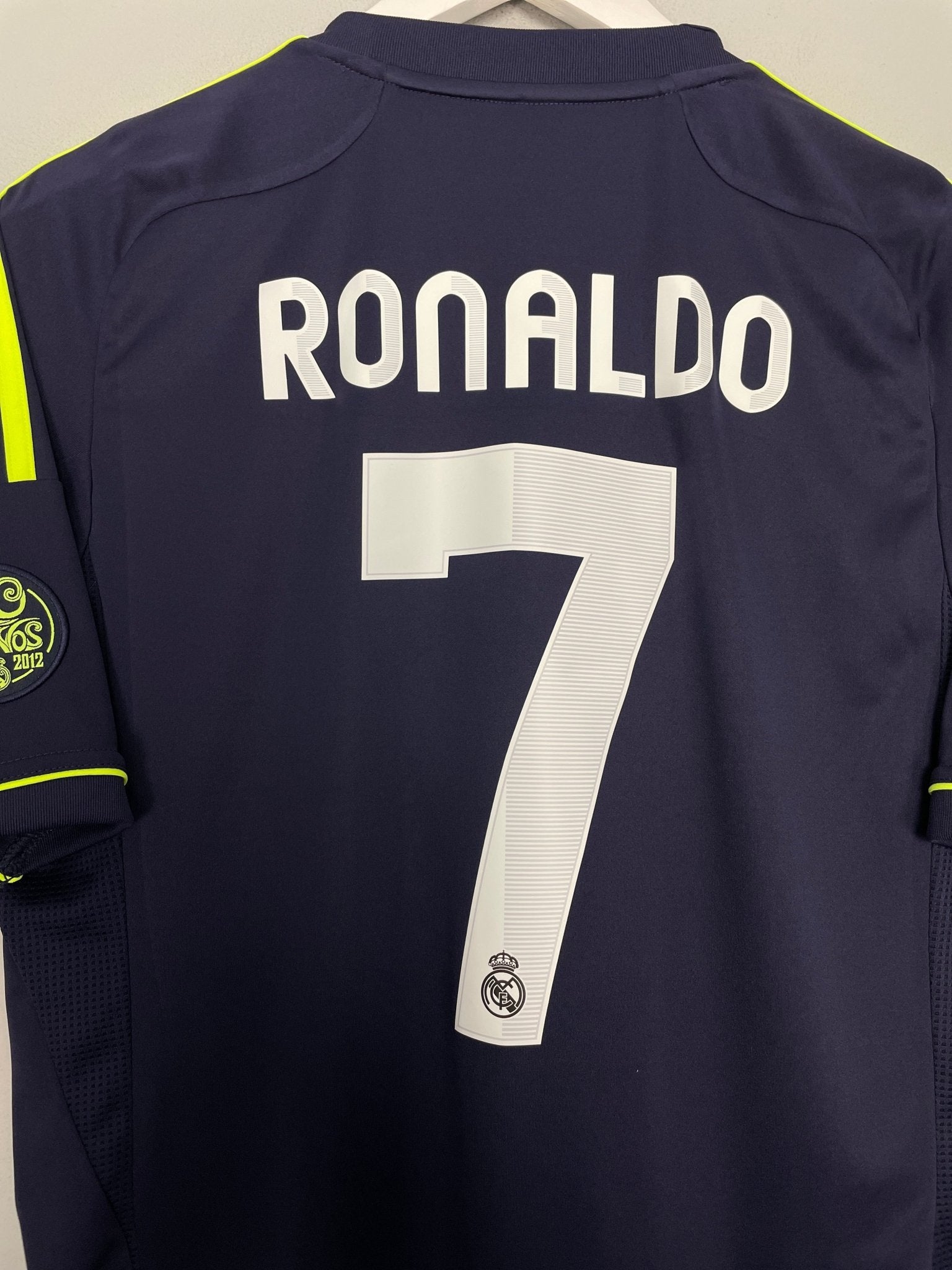 Shop 2012/13 REAL MADRID RONALDO #7 THIRD SHIRT (M) ADIDAS, classic football shirts, vintage football shirts & retro soccer jerseys at Cult Kits