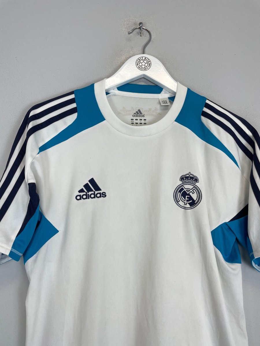 2012/13 REAL MADRID TRAINING SHIRT (M) ADIDAS - Cult Kits - Medium - Buy Vintage Football Shirts, Authentic Retro Football Shirts For Sale, Classic Football Shirts & Soccer Jersey