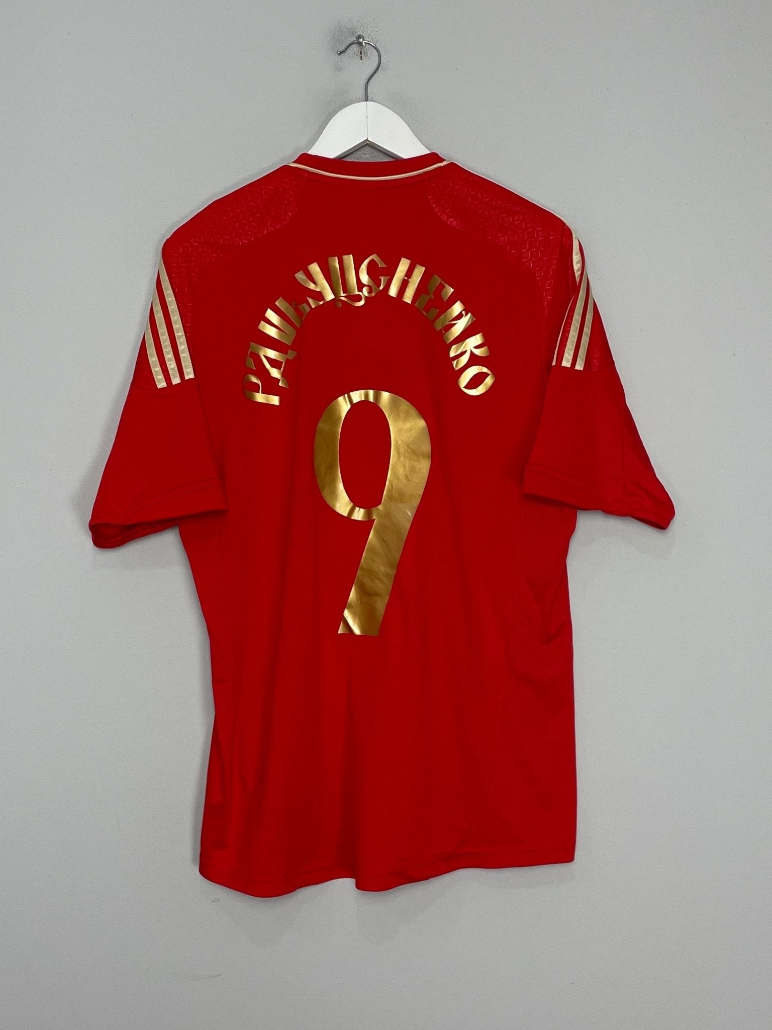 Shop 2012/13 RUSSIA PAVLYUCHENKO #9 HOME SHIRT (L) ADIDAS, classic football shirts, vintage football shirts & retro soccer jerseys at Cult Kits