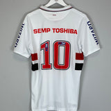Shop 2012/13 SAO PAULO #10 HOME SHIRT (M) REEBOK, classic football shirts, vintage football shirts & retro soccer jerseys at Cult Kits