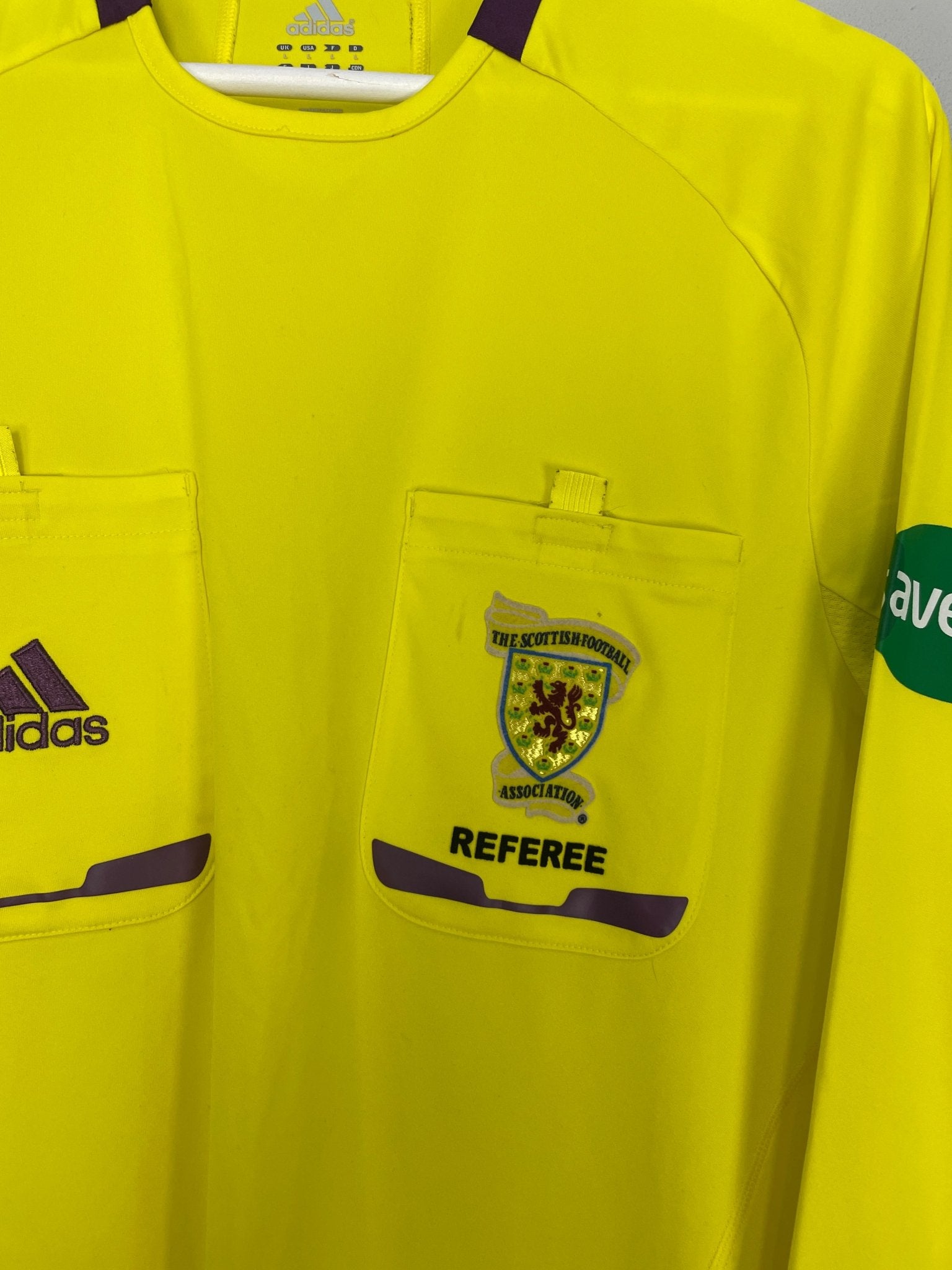 Shop 2012/13 SCOTTISH FA REFEREE SHIRT (L) ADIDAS, classic football shirts, vintage football shirts & retro soccer jerseys at Cult Kits