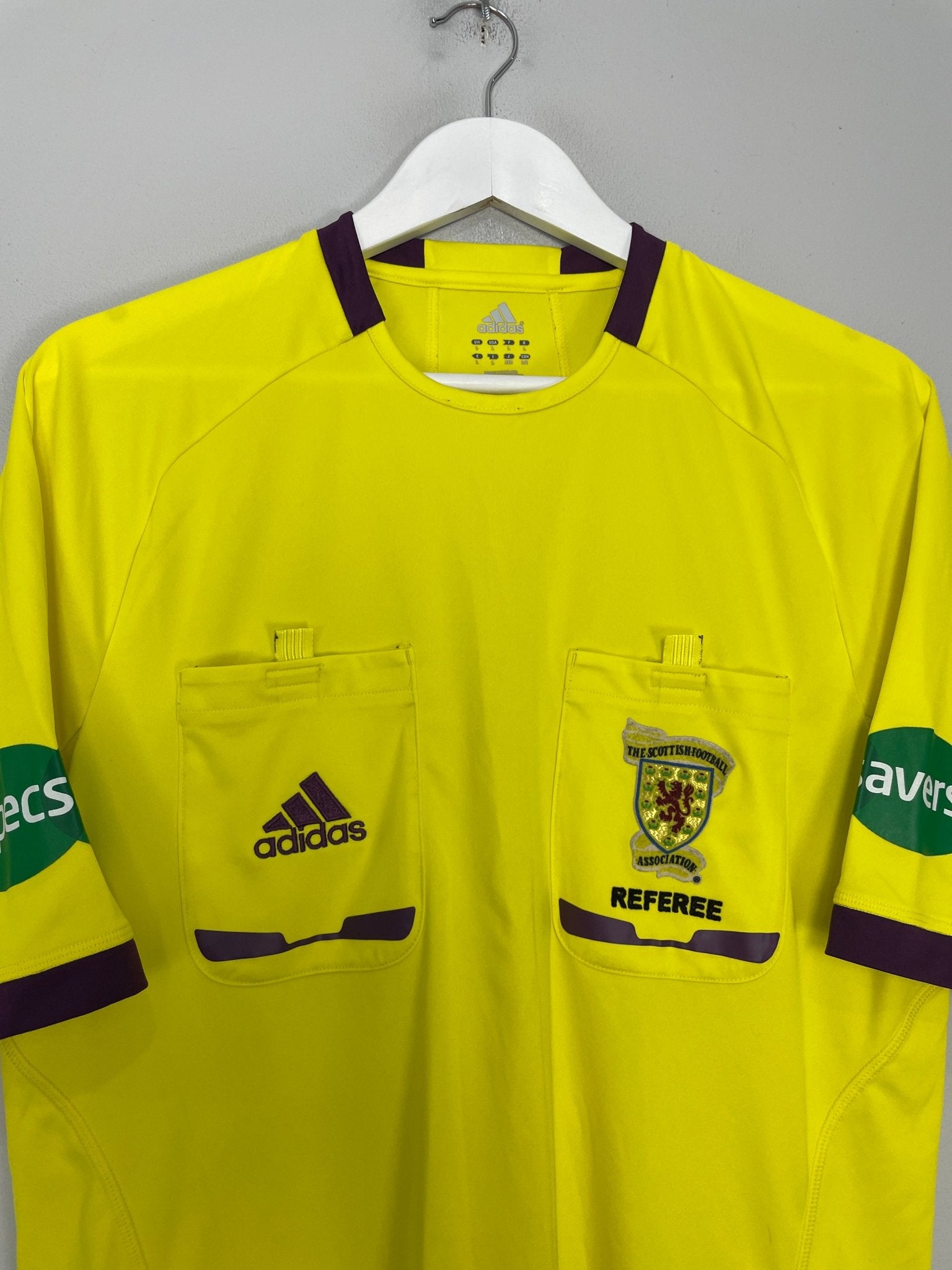 Shop 2012/13 SCOTTISH FA REFEREE SHIRT (L) ADIDAS, classic football shirts, vintage football shirts & retro soccer jerseys at Cult Kits