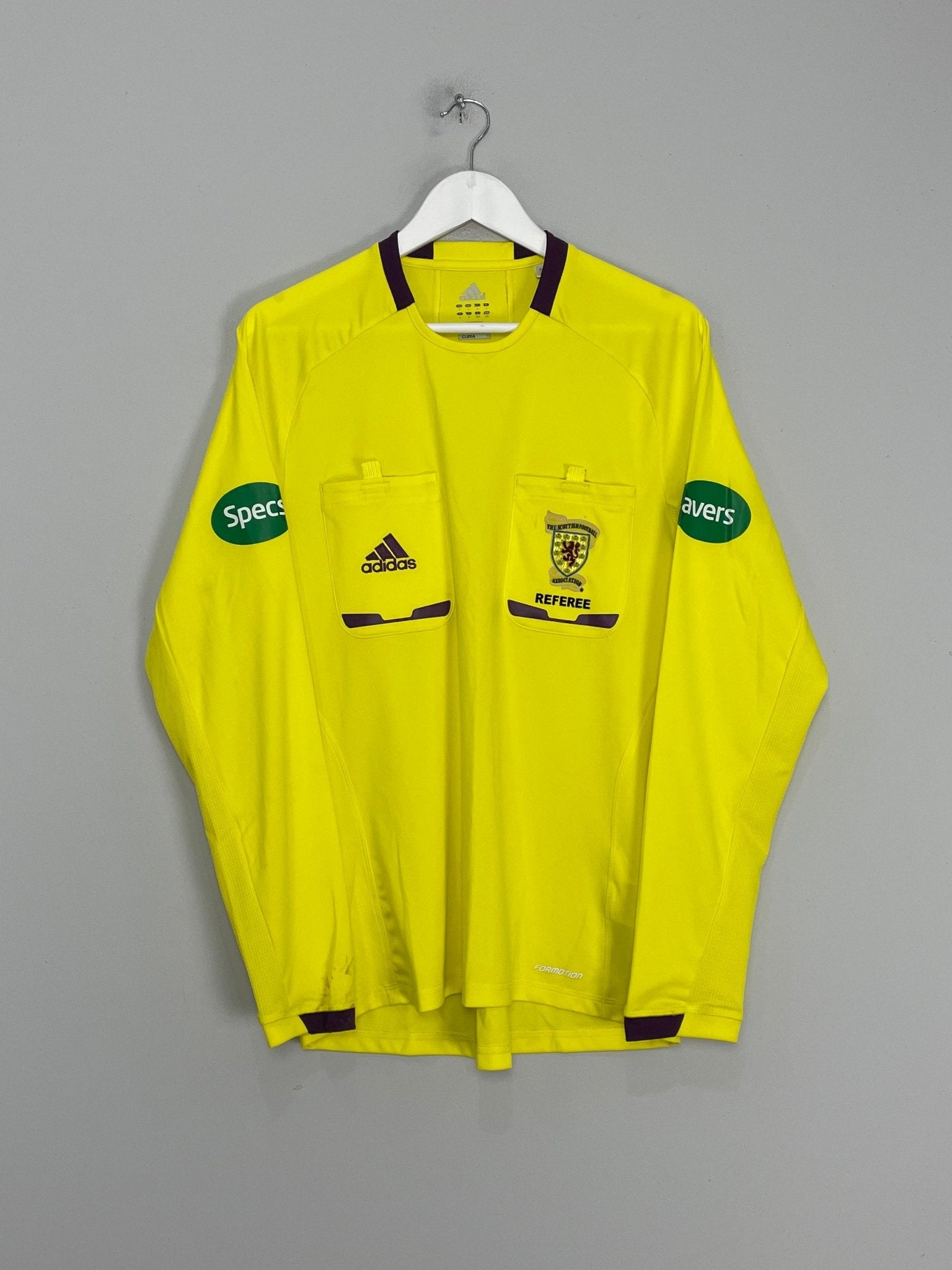 Shop 2012/13 SCOTTISH FA REFEREE SHIRT (L) ADIDAS, classic football shirts, vintage football shirts & retro soccer jerseys at Cult Kits