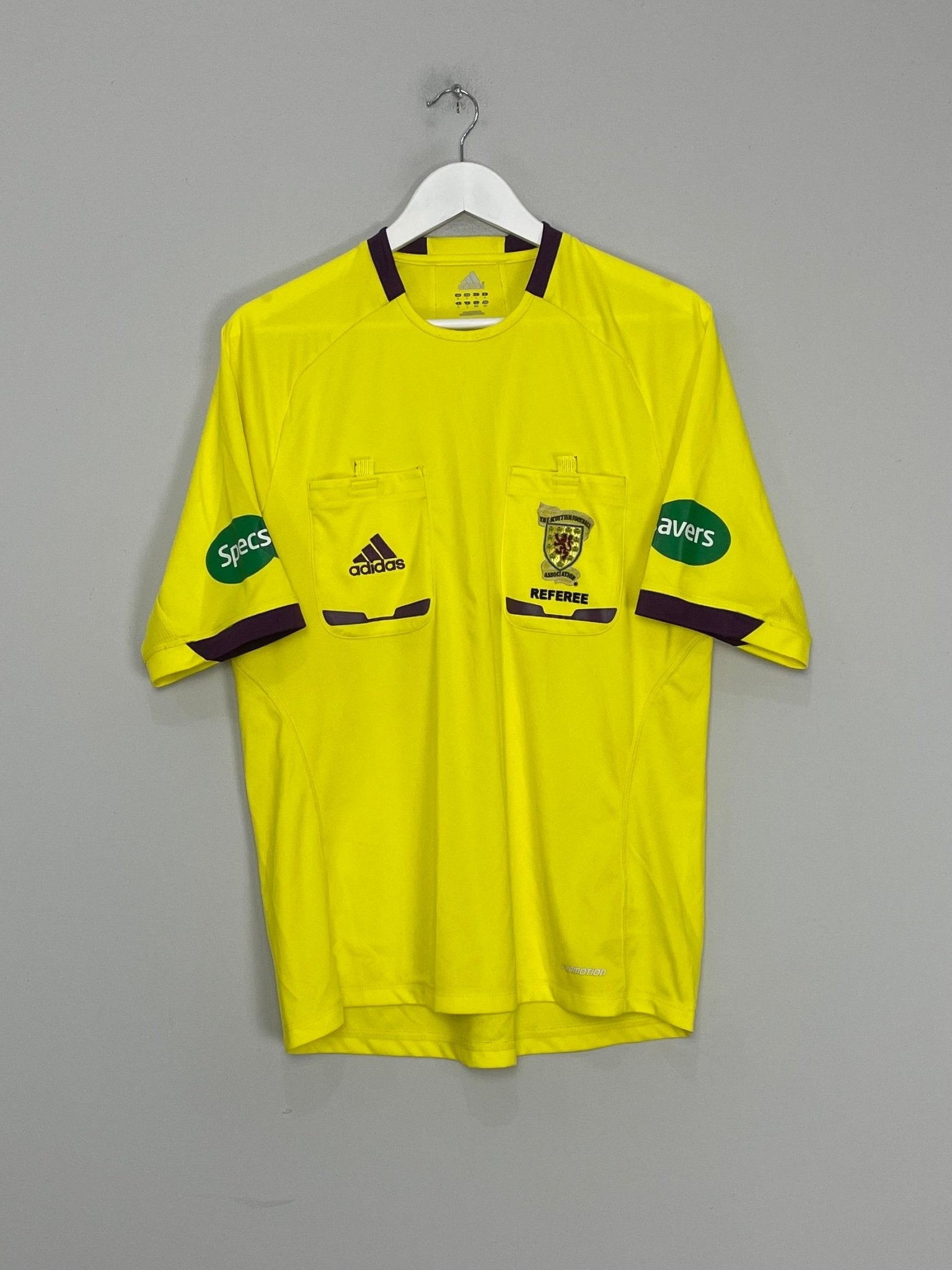 Shop 2012/13 SCOTTISH FA REFEREE SHIRT (L) ADIDAS, classic football shirts, vintage football shirts & retro soccer jerseys at Cult Kits