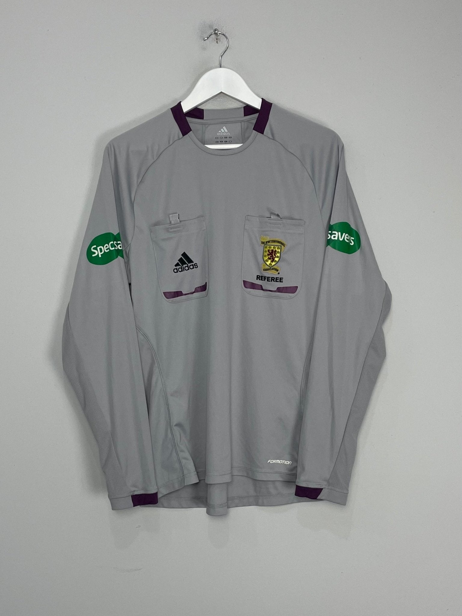 Shop 2012/13 SCOTTISH FA REFEREE SHIRT (L) ADIDAS, classic football shirts, vintage football shirts & retro soccer jerseys at Cult Kits