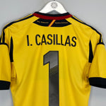 2012/13 SPAIN CASILLAS 1 GK SHIRT (S) ADIDAS - Cult Kits - Small - Buy Vintage Football Shirts, Authentic Retro Football Shirts For Sale, Classic Football Shirts & Soccer Jersey