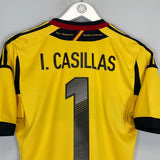 2012/13 SPAIN CASILLAS 1 GK SHIRT (S) ADIDAS - Cult Kits - Small - Buy Vintage Football Shirts, Authentic Retro Football Shirts For Sale, Classic Football Shirts & Soccer Jersey