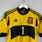 2012/13 SPAIN CASILLAS 1 GK SHIRT (S) ADIDAS - Cult Kits - Small - Buy Vintage Football Shirts, Authentic Retro Football Shirts For Sale, Classic Football Shirts & Soccer Jersey