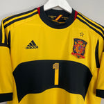 Shop 2012/13 SPAIN CASILLAS #1 GK SHIRT (XL) ADIDAS, classic football shirts, vintage football shirts & retro soccer jerseys at Cult Kits