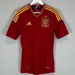 Shop 2012/13 SPAIN HOME SHIRT (S) ADIDAS, classic football shirts, vintage football shirts & retro soccer jerseys at Cult Kits