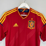 Shop 2012/13 SPAIN HOME SHIRT (S) ADIDAS, classic football shirts, vintage football shirts & retro soccer jerseys at Cult Kits