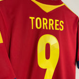 Shop 2012/13 SPAIN TORRES #9 CONFEDERATIONS CUP HOME SHIRT (M) ADIDAS, classic football shirts, vintage football shirts & retro soccer jerseys at Cult Kits