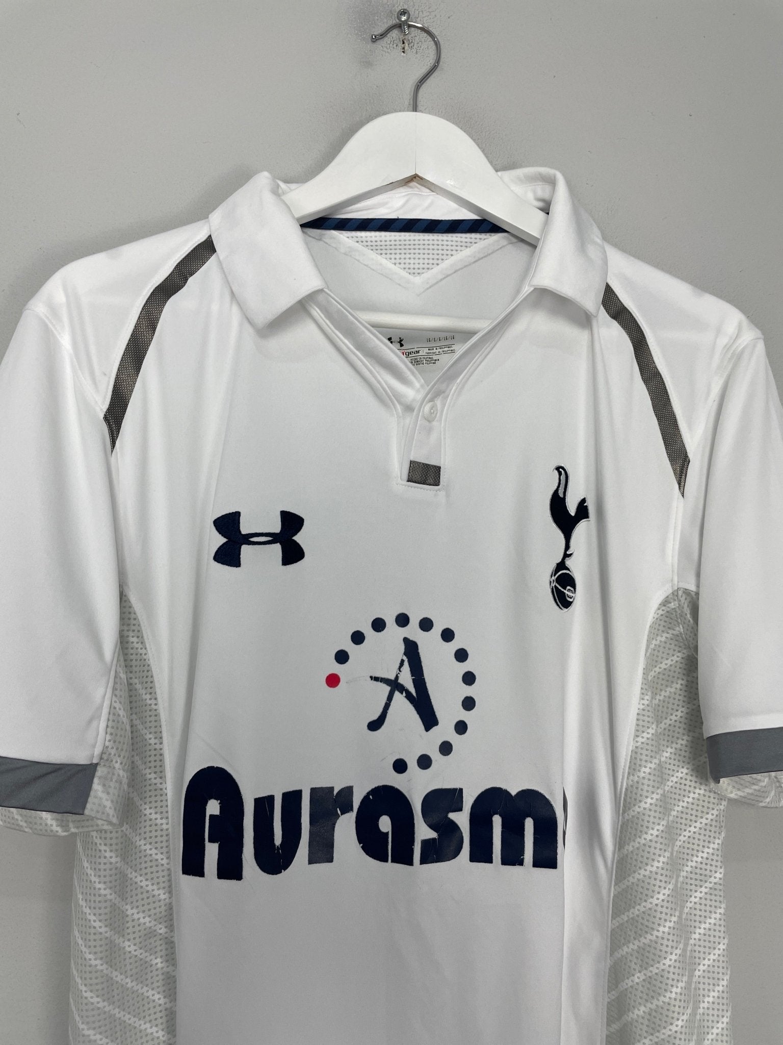 Shop 2012/13 TOTTENHAM HOME SHIRT (L) UNDER ARMOUR, classic football shirts, vintage football shirts & retro soccer jerseys at Cult Kits