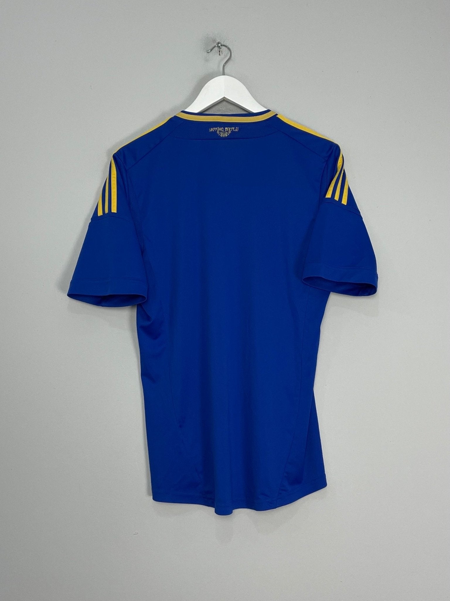 Shop 2012/13 UKRAINE AWAY SHIRT (M) ADIDAS, classic football shirts, vintage football shirts & retro soccer jerseys at Cult Kits