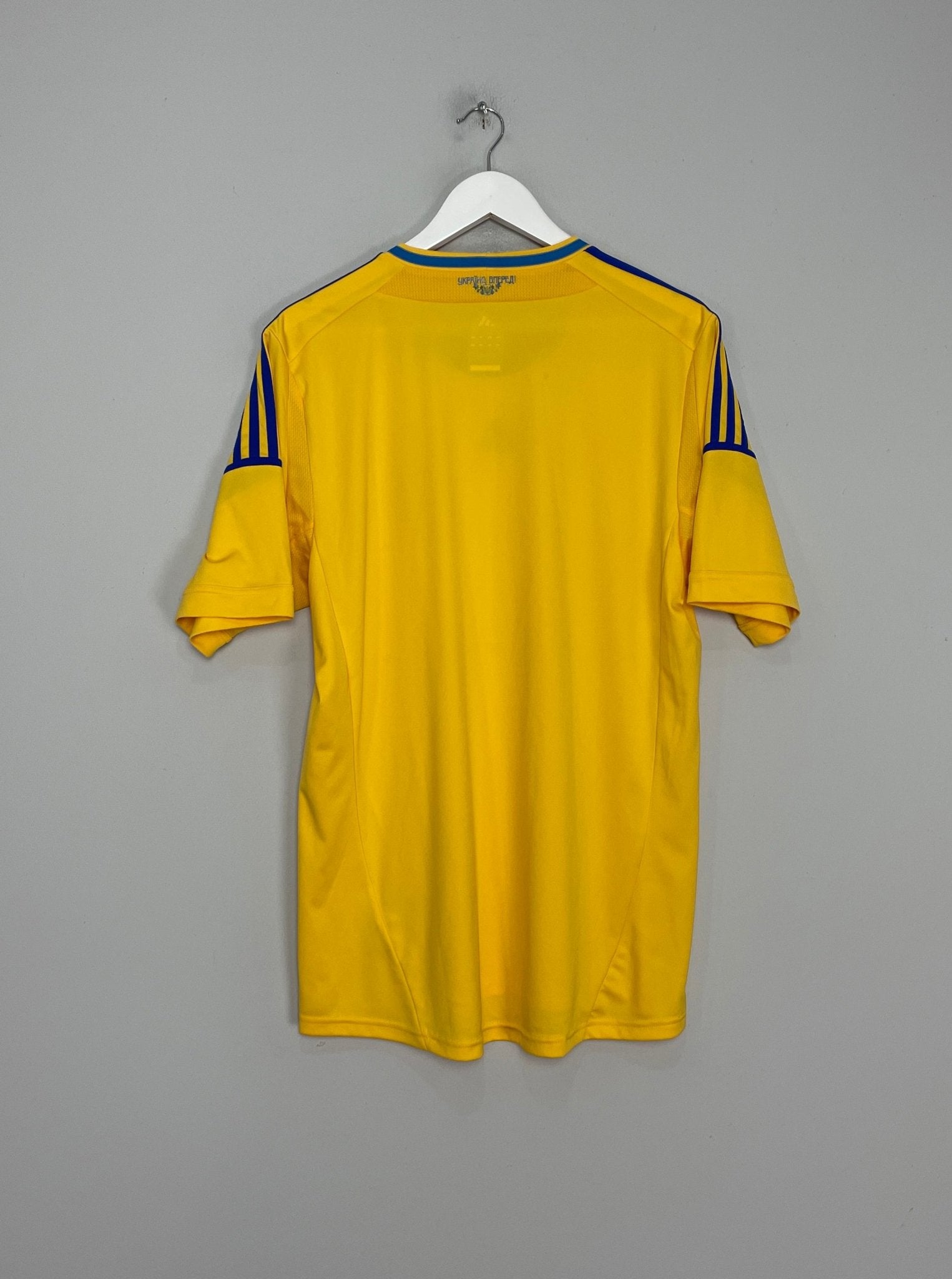 Shop 2012/13 UKRAINE HOME SHIRT (L) ADIDAS, classic football shirts, vintage football shirts & retro soccer jerseys at Cult Kits