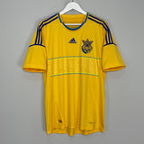 Shop 2012/13 UKRAINE HOME SHIRT (L) ADIDAS, classic football shirts, vintage football shirts & retro soccer jerseys at Cult Kits