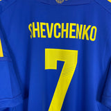 Shop 2012/13 UKRAINE SHEVCHENKO #7 AWAY SHIRT (XXL) ADIDAS, classic football shirts, vintage football shirts & retro soccer jerseys at Cult Kits