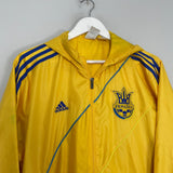 Shop 2012/13 UKRAINE TRACK JACKET (M) ADIDAS, classic football shirts, vintage football shirts & retro soccer jerseys at Cult Kits