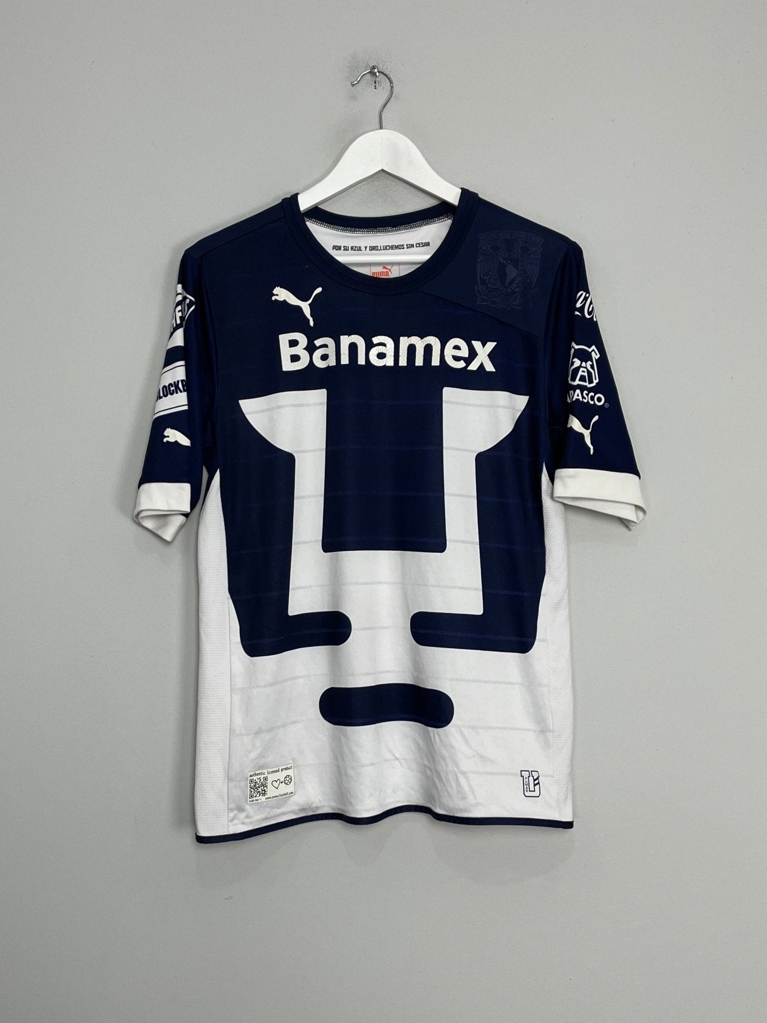 Shop 2012/13 UNAM PUMAS M.BRAVO #10 HOME SHIRT (M) PUMA, classic football shirts, vintage football shirts & retro soccer jerseys at Cult Kits
