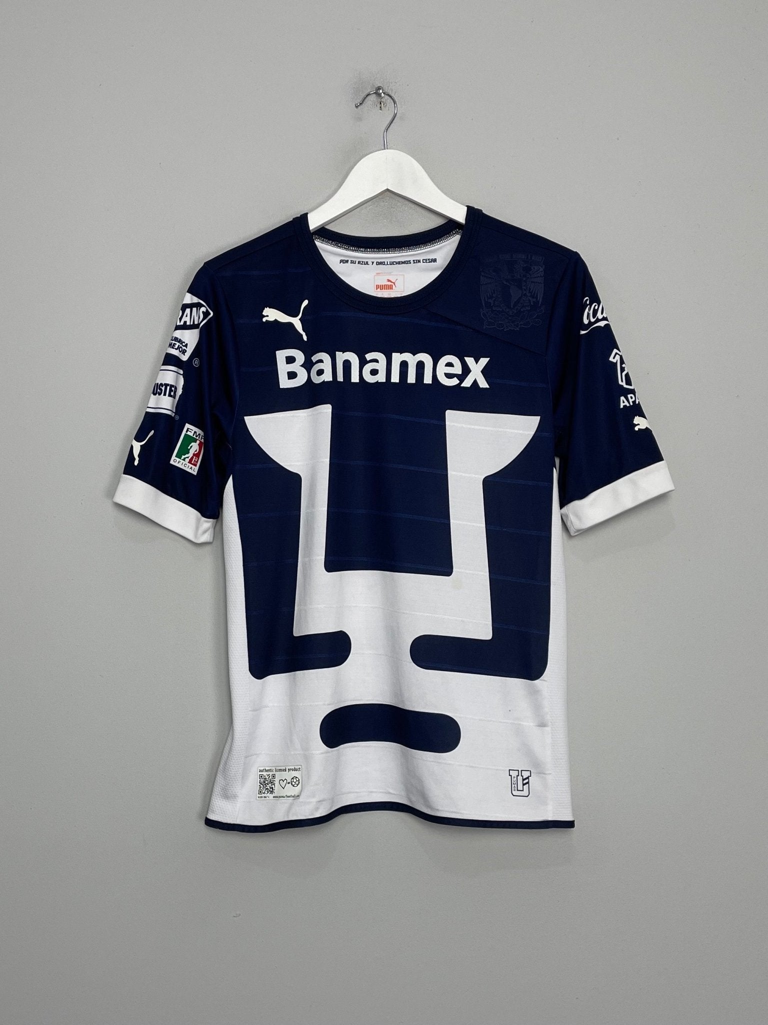 Shop 2012/13 UNAM PUMAS ORRANTIA #18 HOME SHIRT (S) PUMA, classic football shirts, vintage football shirts & retro soccer jerseys at Cult Kits