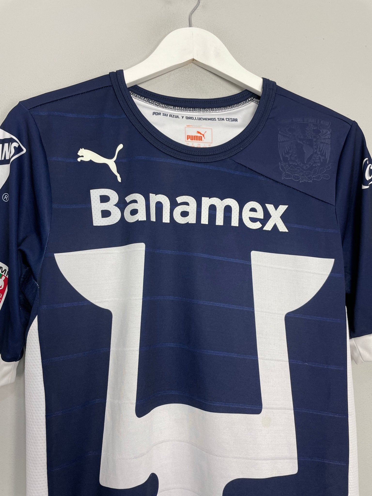 Shop 2012/13 UNAM PUMAS ORRANTIA #18 HOME SHIRT (S) PUMA, classic football shirts, vintage football shirts & retro soccer jerseys at Cult Kits
