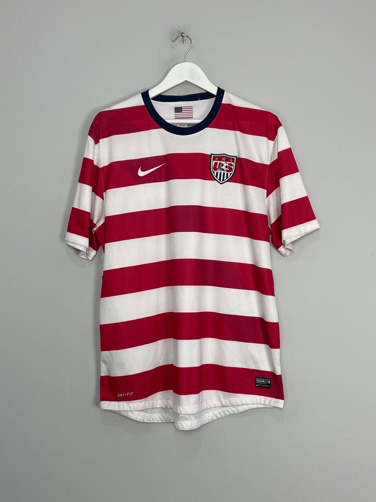 Shop 2012/13 USA HOME SHIRT (XL) NIKE, classic football shirts, vintage football shirts & retro soccer jerseys at Cult Kits