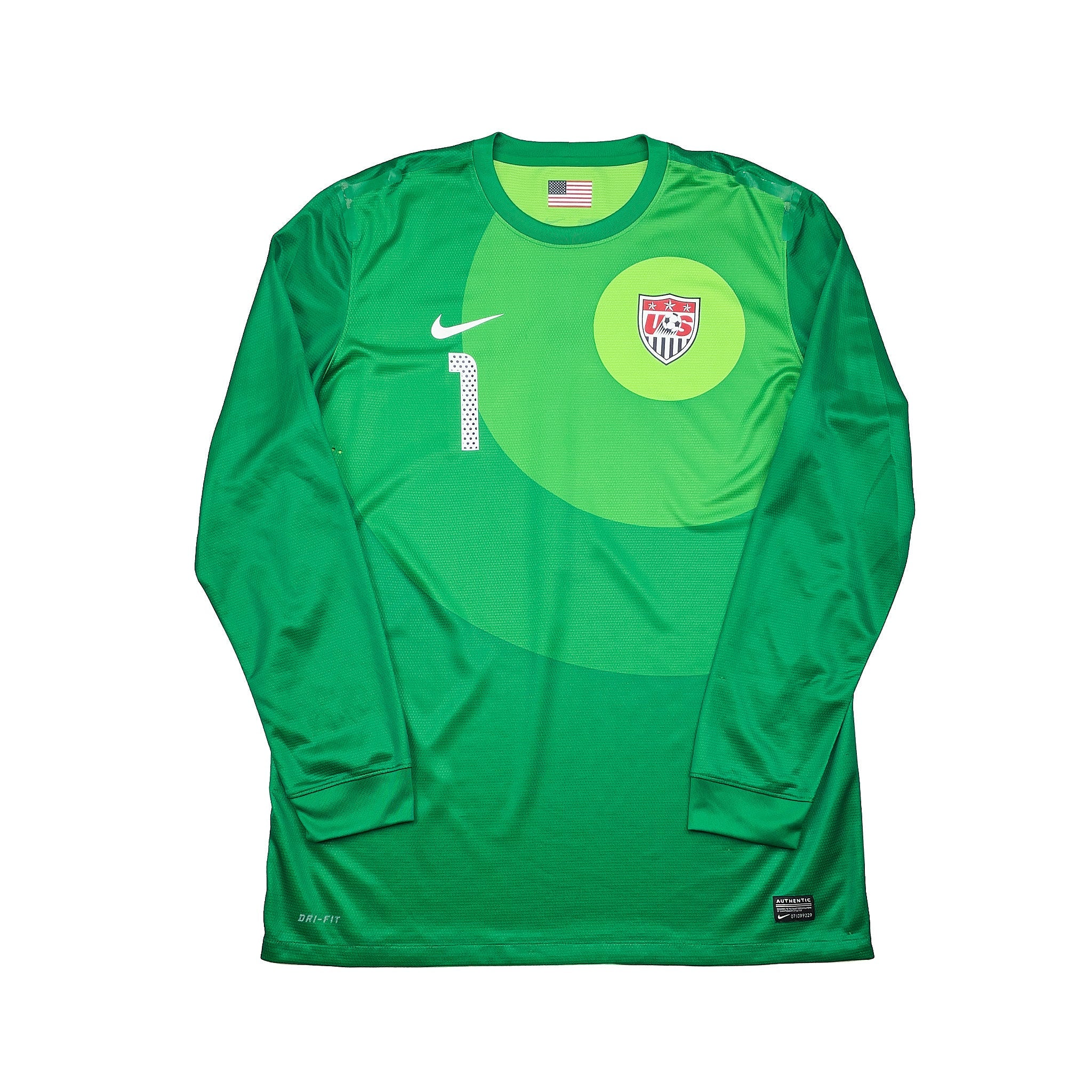 Buy 2012/13 USA Howard 1 *Player Issue* GK Shirt (XL) Nike ~ Free worldwide shipping ~ Authentic Vintage Football Shirts from Cult Kits