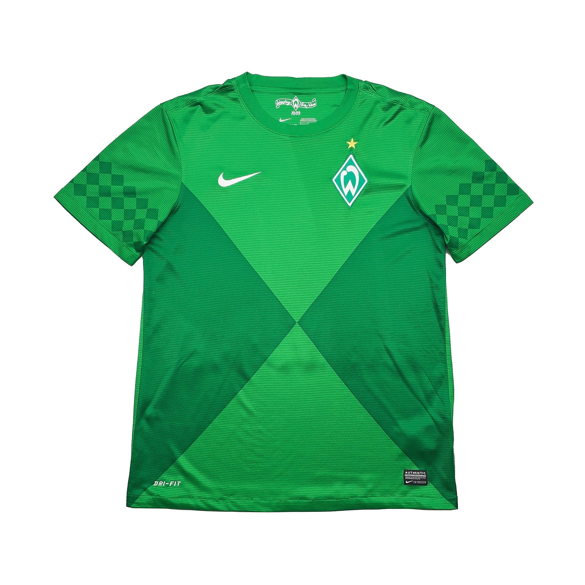 Buy 2012/13 Werder Bremen De Bruyne 6 Home Shirt (S) Nike ~ Free worldwide shipping available ~ Authentic Vintage Football Shirts from Cult Kits