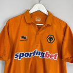 Shop 2012/13 WOLVES HOME SHIRT (XL) BURRDA SPORT, classic football shirts, vintage football shirts & retro soccer jerseys at Cult Kits