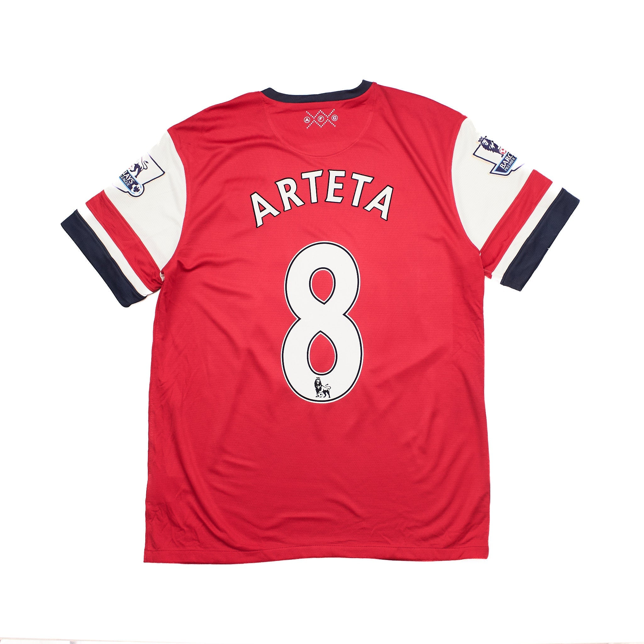 Buy 2012/14 Arsenal Arteta 8 Home Shirt (M) Nike ~ Free worldwide shipping ~ Authentic Vintage Football Shirts from Cult Kits
