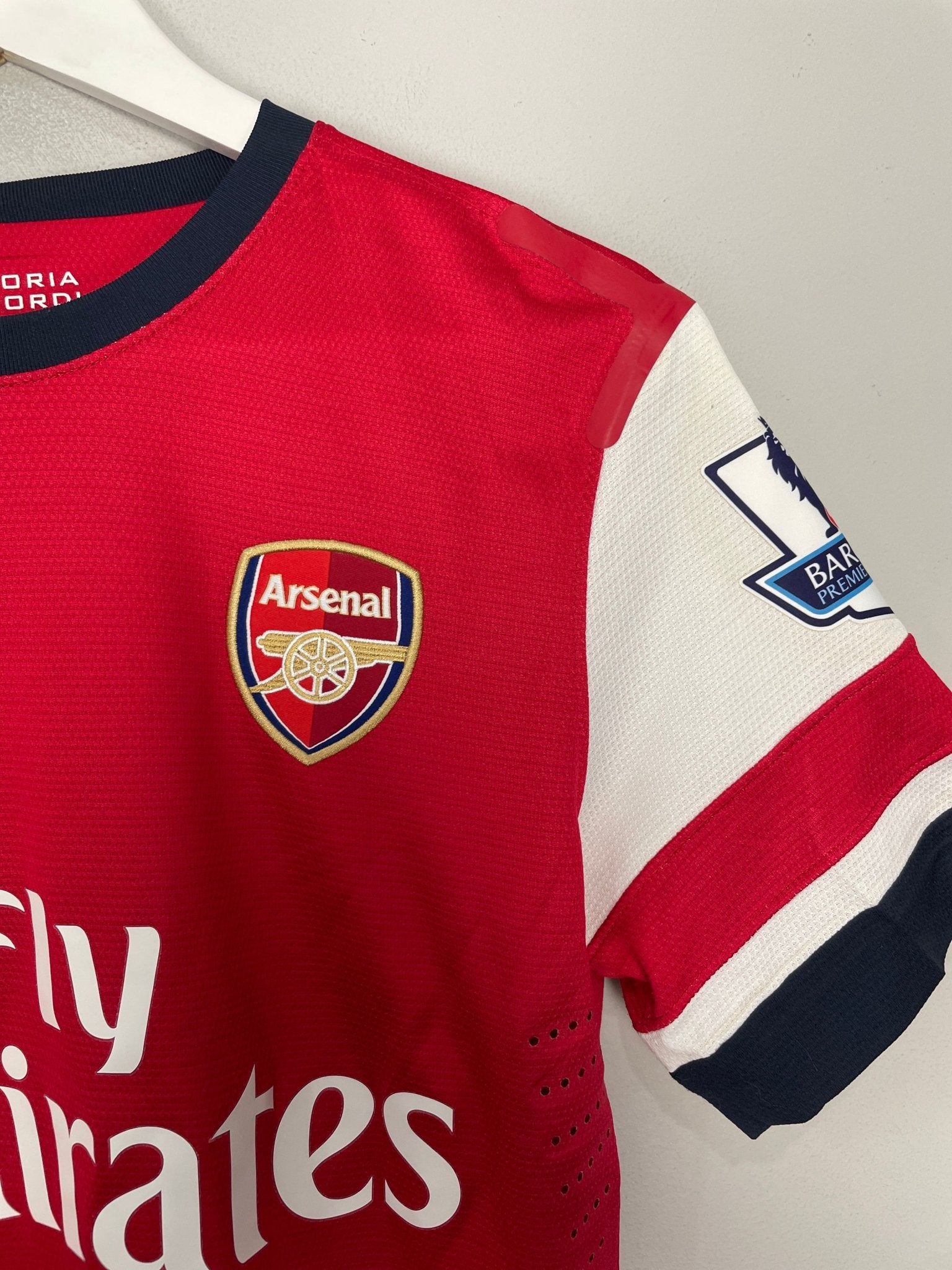 Shop 2012/14 ARSENAL GIROUD #12 *PLAYER ISSUE* HOME SHIRT (M) NIKE, classic football shirts, vintage football shirts & retro soccer jerseys at Cult Kits