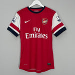 Shop 2012/14 ARSENAL GIROUD #12 *PLAYER ISSUE* HOME SHIRT (M) NIKE, classic football shirts, vintage football shirts & retro soccer jerseys at Cult Kits