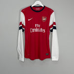 Shop 2012/14 ARSENAL MERTESACKER #4 *PLAYER ISSUE* HOME SHIRT (M) NIKE, classic football shirts, vintage football shirts & retro soccer jerseys at Cult Kits