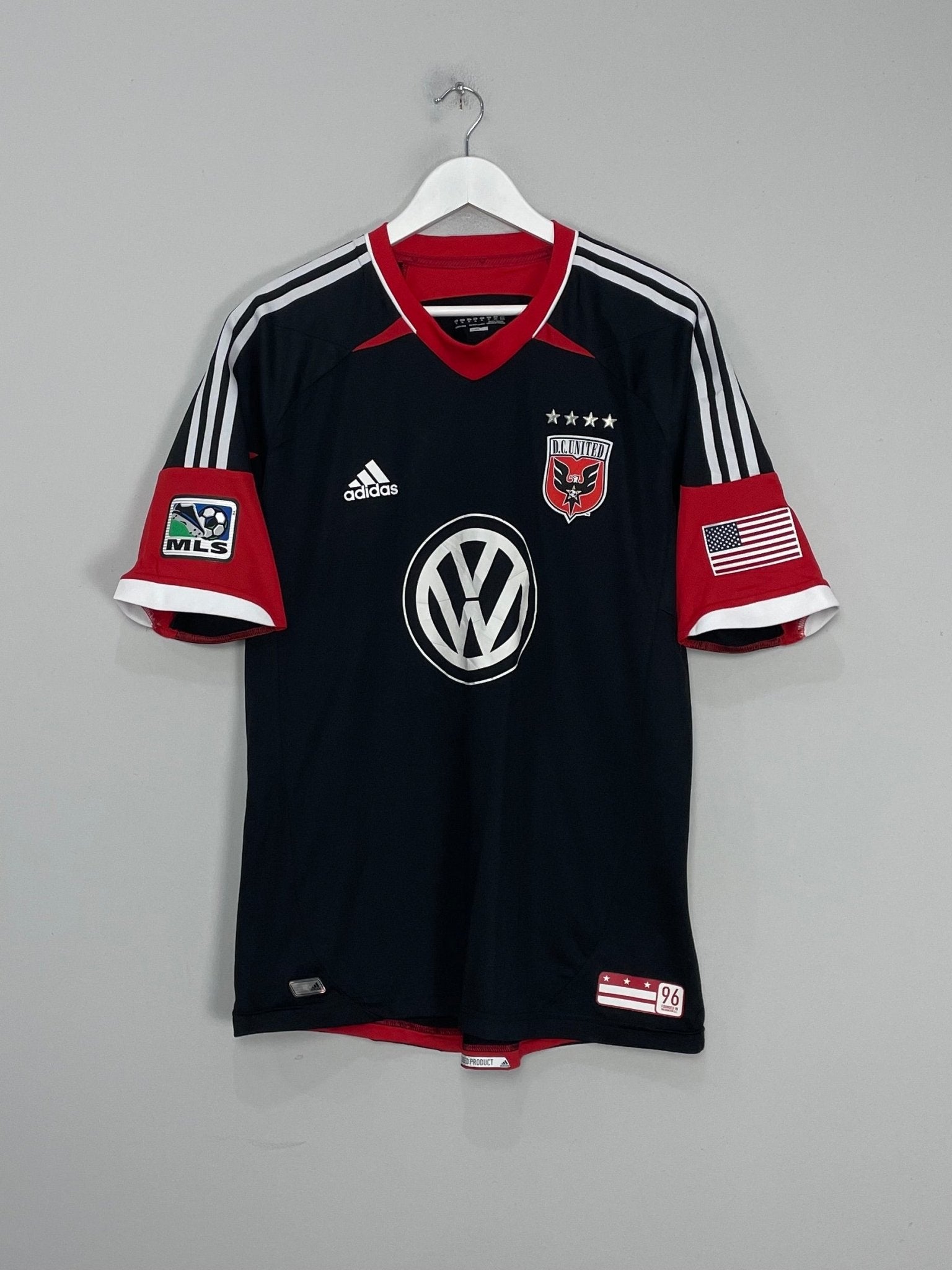 Shop 2012/14 DC UNITED *PLAYER ISSUE* HOME SHIRT (XL) ADIDAS, classic football shirts, vintage football shirts & retro soccer jerseys at Cult Kits