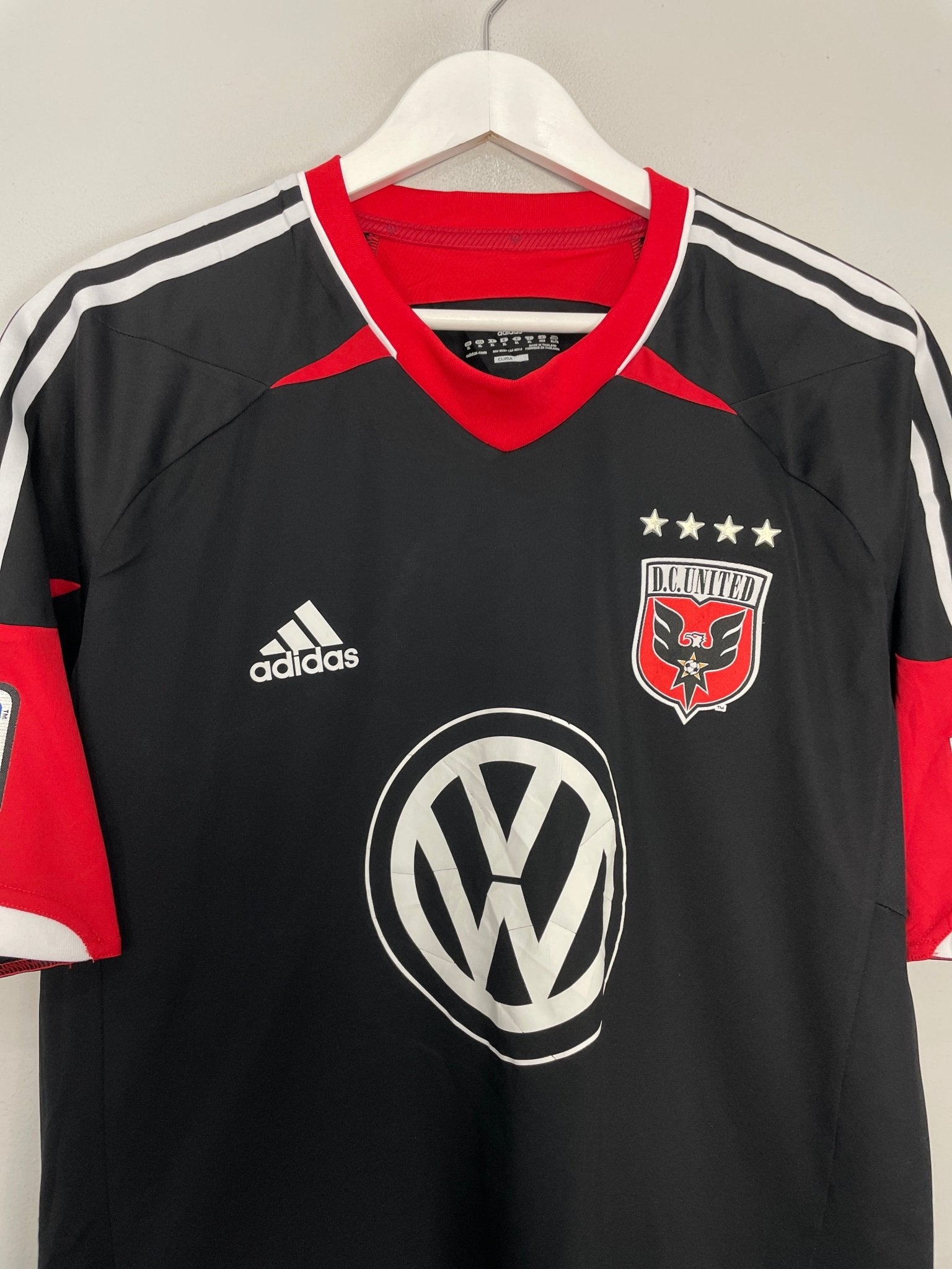 Shop 2012/14 DC UNITED *PLAYER ISSUE* HOME SHIRT (XL) ADIDAS, classic football shirts, vintage football shirts & retro soccer jerseys at Cult Kits
