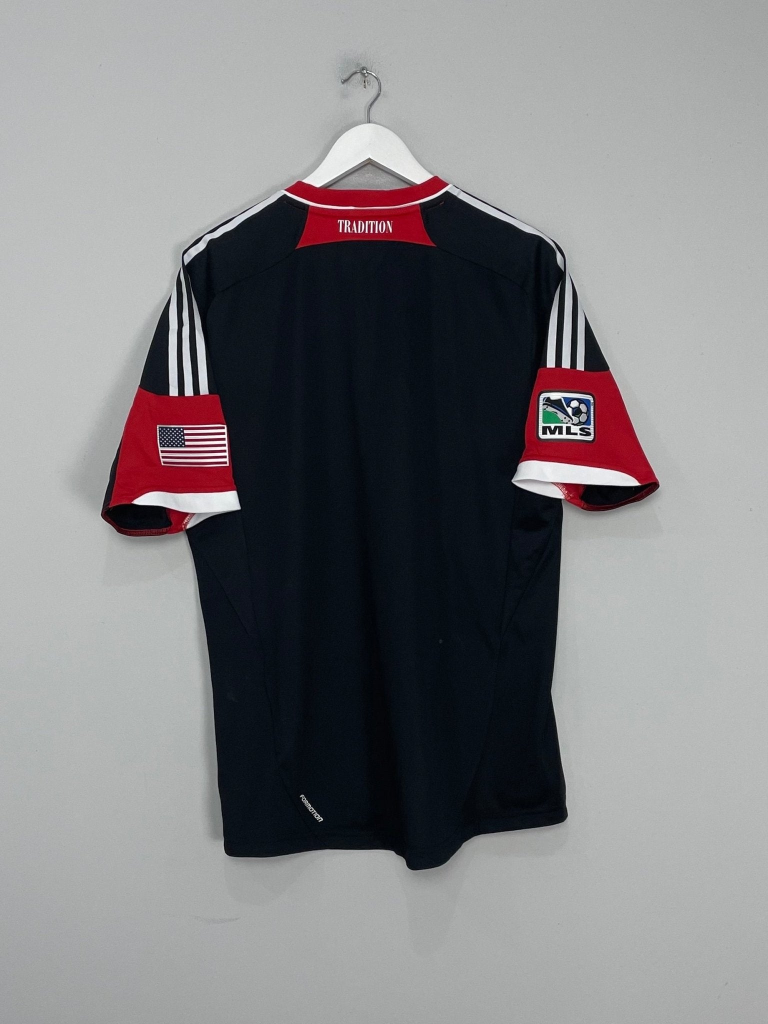 Shop 2012/14 DC UNITED *PLAYER ISSUE* HOME SHIRT (XL) ADIDAS, classic football shirts, vintage football shirts & retro soccer jerseys at Cult Kits