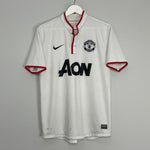 Shop 2012/14 MANCHESTER UNITED AWAY SHIRT (M) NIKE, classic football shirts, vintage football shirts & retro soccer jerseys at Cult Kits
