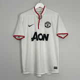Shop 2012/14 MANCHESTER UNITED AWAY SHIRT (M) NIKE, classic football shirts, vintage football shirts & retro soccer jerseys at Cult Kits