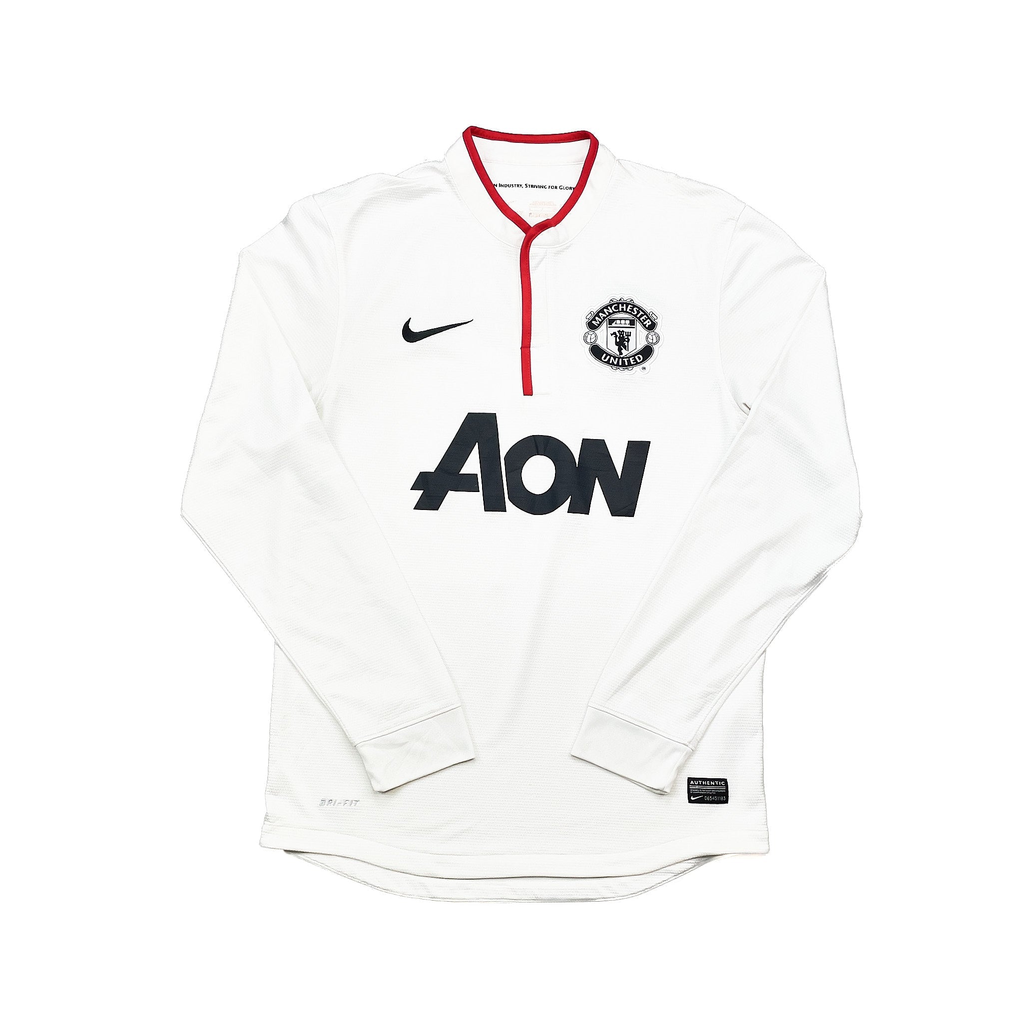 Buy 2012/14 Manchester United Rooney 10 L/S Away Shirt (S) Nike ~ Free worldwide shipping ~ Authentic Vintage Football Shirts from Cult Kits