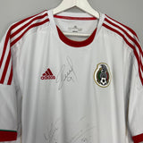 Shop 2012/14 MEXICO *SIGNED* AWAY SHIRT (XL) ADIDAS, classic football shirts, vintage football shirts & retro soccer jerseys at Cult Kits